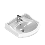 Νιπτήρας Κρεμαστός Πορσελάνης Cerastyle 1837 60x54cm Λευκό