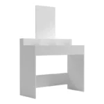 Τουαλέτα κρεβατοκάμαρας Frentsel με καθρέπτη σε λευκή απόχρωση