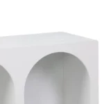 Μπουφές Emersi με ράφια mdf σε λευκή απόχρωση - Image 4