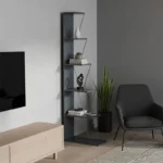 Βιβλιοθήκη Tars γκρι-μαύρο - Image 2