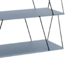 Ραφιέρα-βιβλιοθήκη Tars γκρι-μαύρο - Image 3