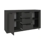 Μπουφές Doha σε ανθρακί απόχρωση 150x45x80.5εκ - Image 3