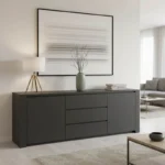 Μπουφές Kalya σε ανθρακί απόχρωση