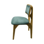 ΚΑΡΕΚΛΑ NALA ΜΕ ΞΥΛΙΝΟ ΣΚΕΛΕΤΟ ΚΑΙ ΒΕΛΟΥΔΙΝΗ ΕΠΕΝΔΥΣΗ ΣΕ ΑΠΟΧΡΩΣΗ ΜΕΝΤΑ - Image 3