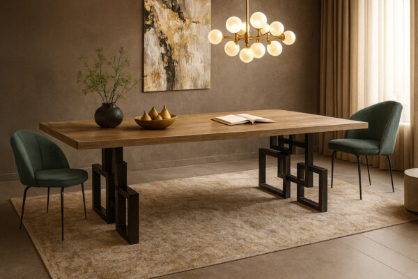 Σέτ Τραπεζαρίας Square Spitimade® Με 6τμχ Καρέκλες Oscar