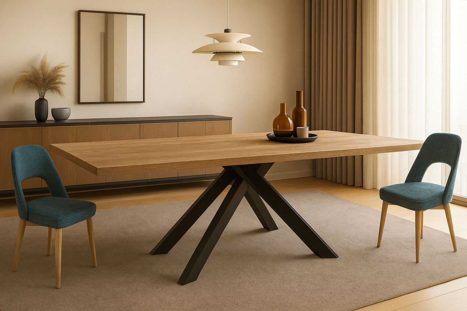 5194 Uma Milano Σέτ Τραπεζαρίας Cobweb Spitimade® Με 6τμχ Καρέκλες Uma - Image 1