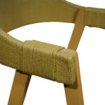 ΣΚΑΜΠΟ IMAN ΞΥΛΙΝΟ ΜΕ ΥΦΑΣΜΑΤΙΝΟ ΚΑΘΙΣΜΑ KAI ΠΛΑΤΗ ΑΠΟ ΣΧΟΙΝΙ - Image 7