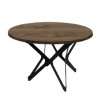 ΤΡΑΠΕΖΑΡΙΑ LOGGY ΜΕ ΕΠΙΦΑΝΕΙΑ ΣΕ ΣΚΟΥΡΟ ΚΑΦΕ ΧΡΩΜΑ - Image 3