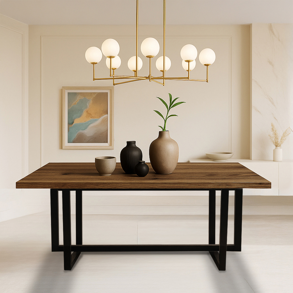 7763 ΤΡΑΠΕΖΑΡΙΑ FORTE ΜΕ ΕΠΙΦΑΝΕΙΑ ΣΕ ΚΑΡΥΔΙ ΑΠΟΧΡΩΣΗ - Image 1