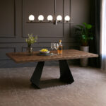 ΤΡΑΠΕΖΑΡΙΑ STRUMER ΜΕ ΕΠΙΦΑΝΕΙΑ ΣΕ ΣΚΟΥΡΟ ΚΑΦΕ ΧΡΩΜΑ