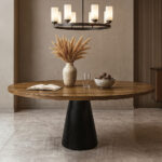 ΤΡΑΠΕΖΑΡΙΑ CONE ΙΙ ΜΕ ΕΠΙΦΑΝΕΙΑ ΣΕ ΣΚΟΥΡΟ ΚΑΦΕ