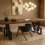 Σέτ Τραπεζαρίας Square Spitimade® Με 6τμχ Καρέκλες Rich