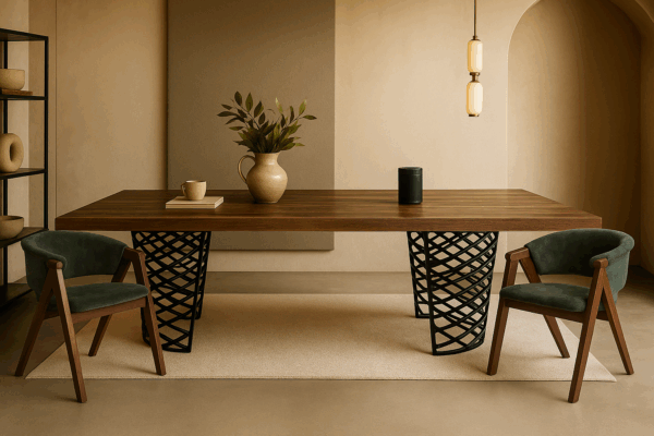 Σέτ Τραπεζαρίας Cage Spitimade® Με 6τμχ Καρέκλες Rich