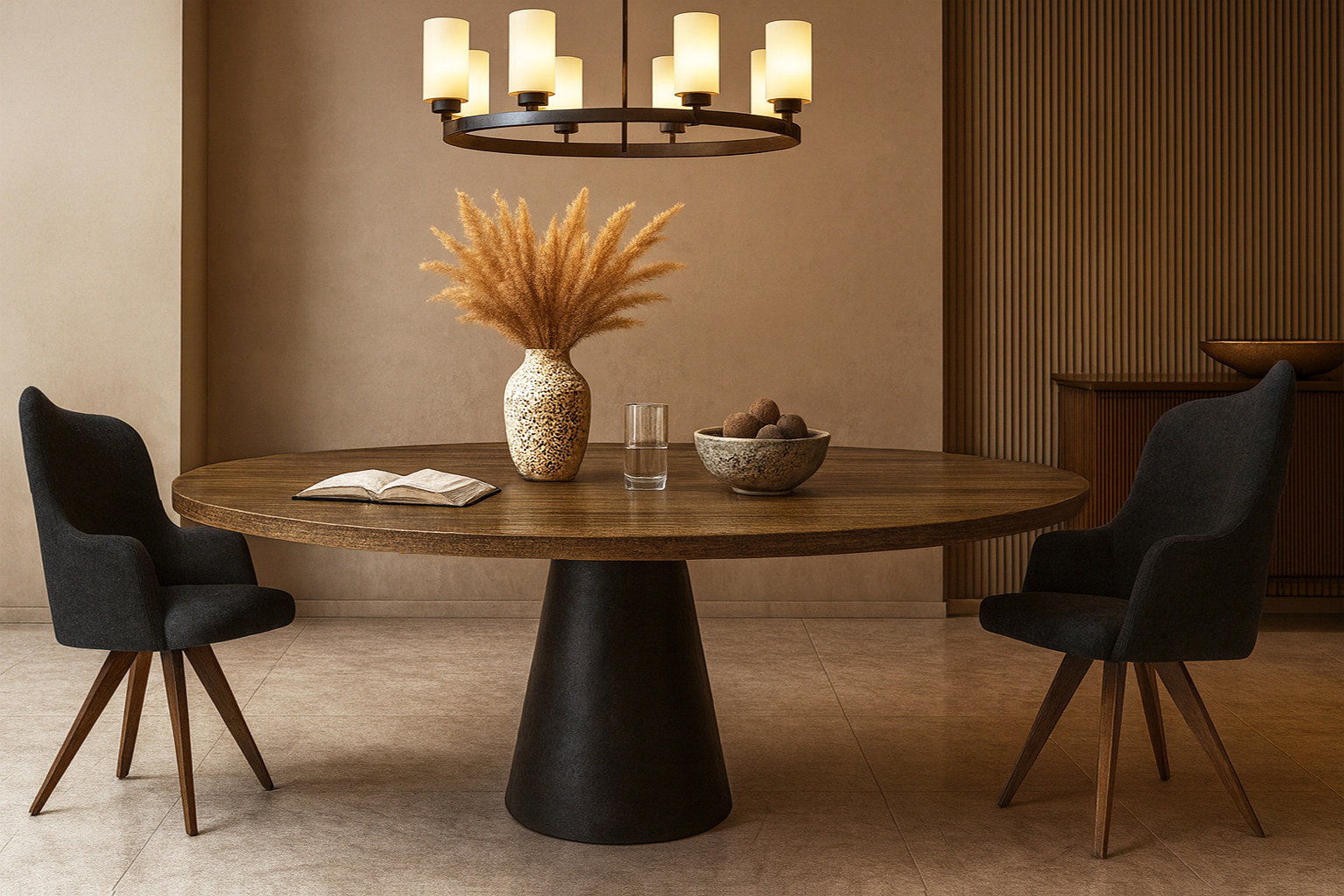 7763 Verena Bristol Black Σέτ Τραπεζαρίας Cone II Spitimade® Με 6τμχ Καρέκλες Verena - Image 1