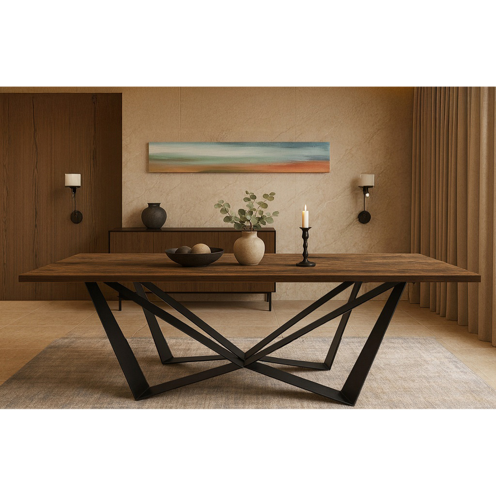 7763_1024 ΤΡΑΠΕΖΑΡΙΑ POWER ΜΕ ΕΠΙΦΑΝΕΙΑ ΣΕ ΣΚΟΥΡΟ ΚΑΦΕ ΧΡΩΜΑ - Image 1