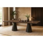 ΤΡΑΠΕΖΑΡΙΑ CONE ΜΕ ΕΠΙΦΑΝΕΙΑ ΣΕ ΣΚΟΥΡΟ ΚΑΦΕ