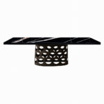 ΤΡΑΠΕΖΑΡΙΑ UNIVERSE II ΜΕ ΕΠΙΦΑΝΕΙΑ ΣΕ ΟΨΗ ΜΑΥΡΟΥ ΜΑΡΜΑΡΟΥ - Image 3