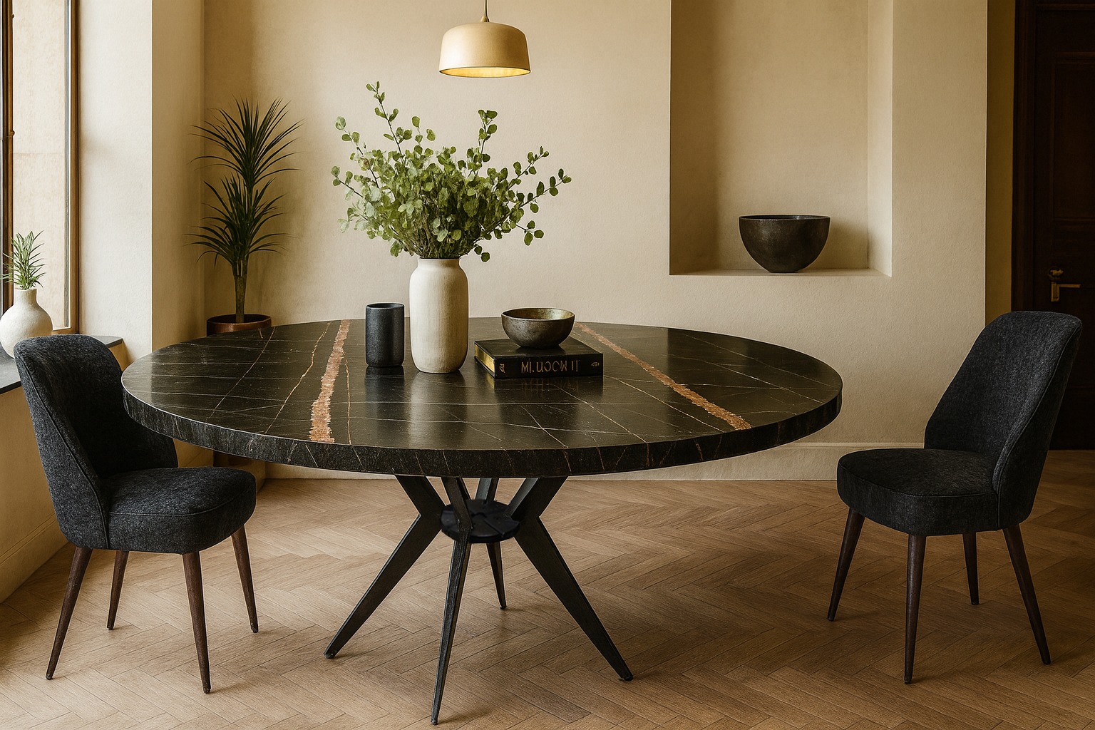 7767 Athena C Bristol Σέτ Τραπεζαρίας Nona Spitimade® Με 6τμχ Καρέκλες Athena - Image 1