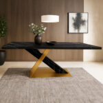 ΤΡΑΠΕΖΑΡΙΑ TYPO ΜΕ ΕΠΙΦΑΝΕΙΑ ΣΕ ΟΨΗ ΜΑΥΡΟ ΜΑΡΜΑΡΟ