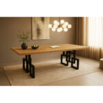 ΤΡΑΠΕΖΑΡΙΑ SQUARE ΜΕ ΔΡΥΙΝΗ ΕΠΙΦΑΝΕΙΑ ΜΕ ΙΣΙΟ ΤΕΛΕΙΩΜΑ