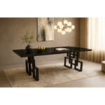 ΤΡΑΠΕΖΑΡΙΑ SQUARE ΜΕ ΕΠΙΦΑΝΕΙΑ ΣΕ ΟΨΗ ΜΑΥΡΟΥ ΜΑΡΜΑΡΟΥ