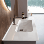 Νιπτήρας Επίπλου Πορσελάνης Cerastyle Blue 80x47cm Λευκό - Image 3