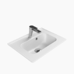 Νιπτήρας Επίπλου Πορσελάνης Cerastyle Blue 50x36cm Λευκό