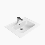 Νιπτήρας Επίπλου Πορσελάνης Cerastyle Blue 60x47cm Λευκό