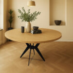 ΤΡΑΠΕΖΑΡΙΑ NONA ΜΕ ΕΠΙΦΑΝΕΙΑ ΣΕ ΦΥΣΙΚΟ ΞΥΛΟ ΜΕ ΙΣΙΟ ΤΕΛΕΙΩΜΑ