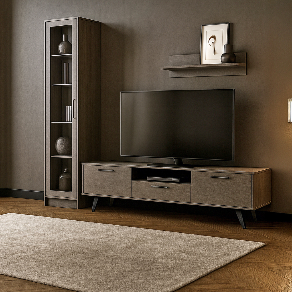 Epiplo Tv 30 Drys ΣΥΝΘΕΤΟ ΣΑΛΟΝΙΟΥ MANGO ΣΕ ΑΠΟΧΡΩΣΗ ΣΚΟΥΡΟ ΔΡΥΣ - Image 1