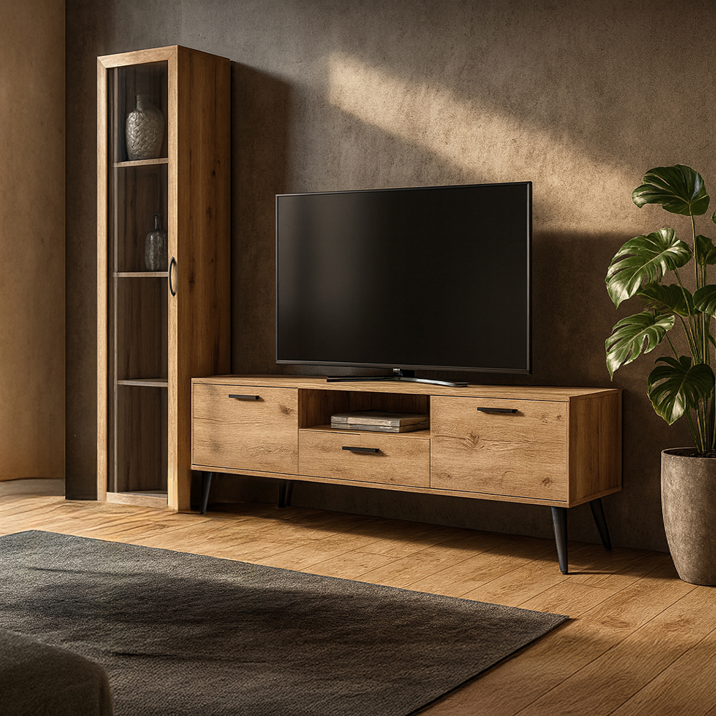 Epiplo Tv 55 Meli ΣΥΝΘΕΤΟ ΣΑΛΟΝΙΟΥ TYSOW ΣΕ ΑΠΟΧΡΩΣΗ ΜΕΛΙ - Image 1