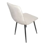 ΚΑΡΕΚΛΑ GRATO ΜΕ ΓΚΡΙ ΥΦΑΣΜΑ ΚΑΙ ΜΕΤΑΛΛΙΚΑ ΠΟΔΙΑ - Image 3