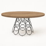 Σέτ Τραπεζαρίας Libre Spitimade® Με 6τμχ Πολυθρόνες-Καρέκλες Madison - Image 10