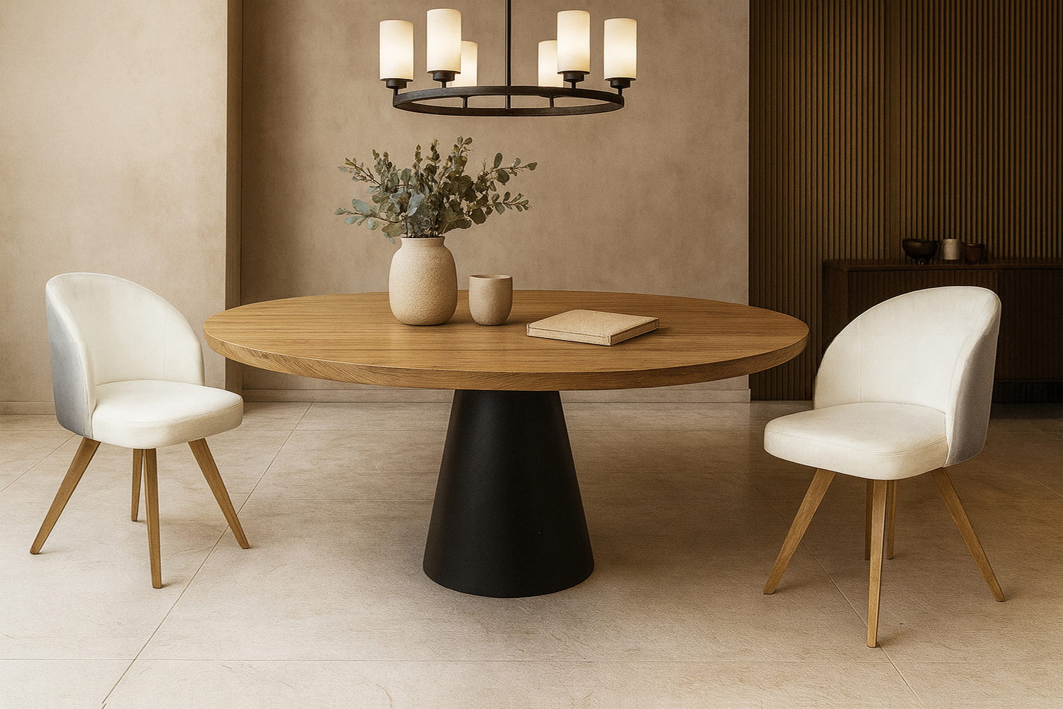 K529 Bonita Gray Anoixto Σέτ Τραπεζαρίας Cone II Spitimade® Με 6τμχ Καρέκλες Bonita - Image 1