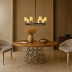 Σέτ Τραπεζαρίας Libre Spitimade® Με 6τμχ Πολυθρόνες-Καρέκλες Madison