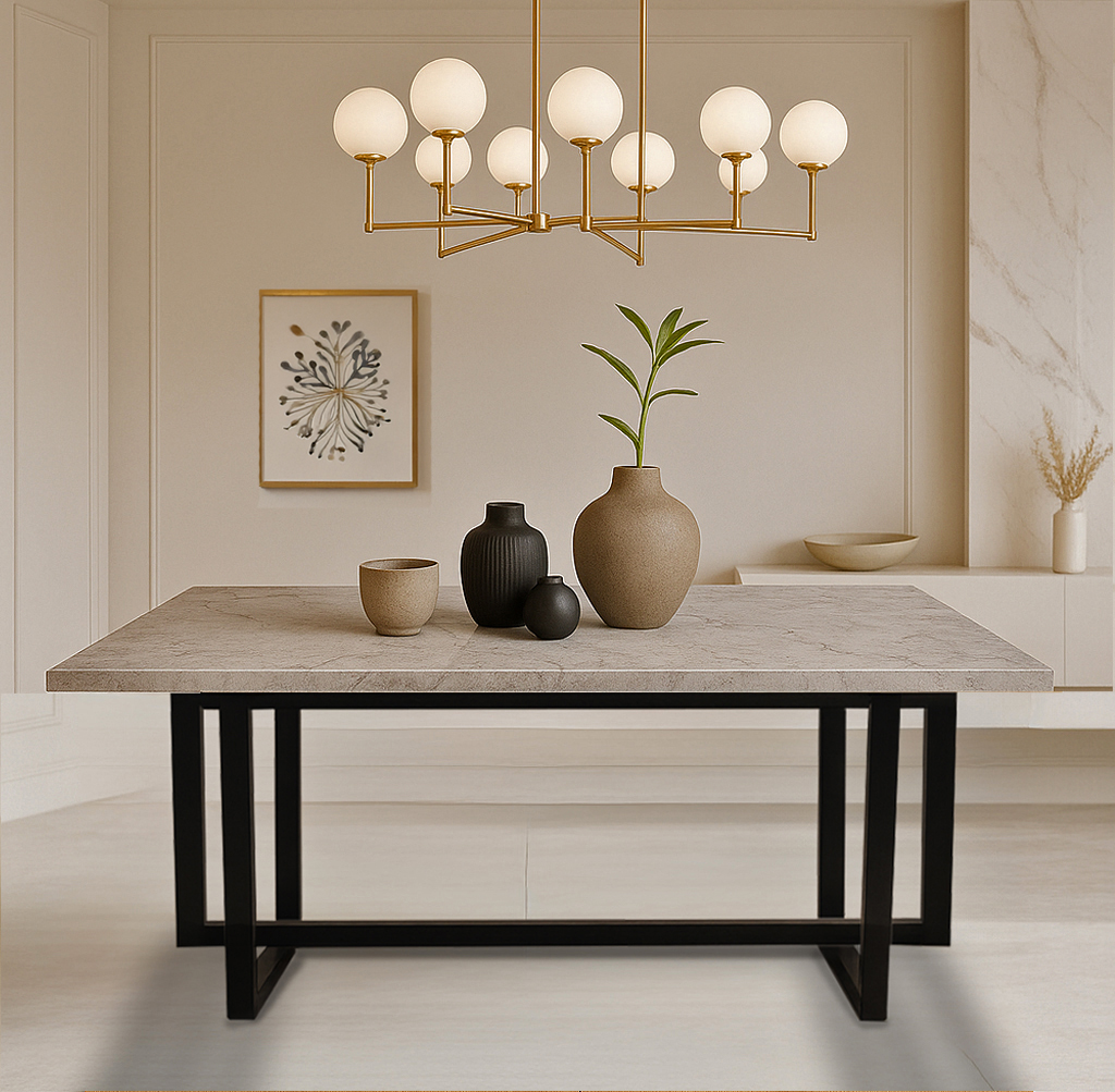 K538 ΤΡΑΠΕΖΑΡΙΑ FORTE ΜΕ ΕΠΙΦΑΝΕΙΑ ΣΕ ΤΣΙΜΕΝΤΟ ΑΝΟΙΧΤΟ - Image 1