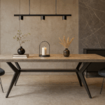 Σέτ Τραπεζαρίας Lama Spitimade® Με 6τμχ Καρέκλες Cross