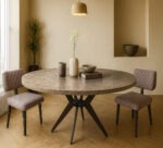 Σέτ Τραπεζαρίας Nona Spitimade® Με 6τμχ Καρέκλες Vesta