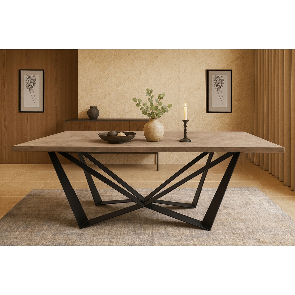 K538_1024 ΤΡΑΠΕΖΑΡΙΑ POWER ΜΕ ΕΠΙΦΑΝΕΙΑ ΣΕ ΟΨΗ ΑΝΟΙΧΤΟ ΤΣΙΜΕΝΤΟ - Image 1