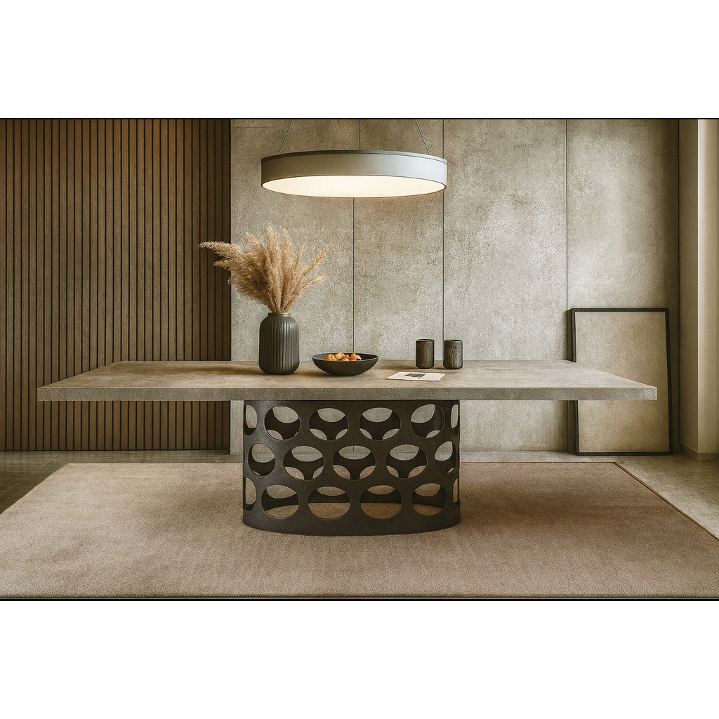 K538_1024x1024 ΤΡΑΠΕΖΑΡΙΑ UNIVERSE II ΜΕ ΕΠΙΦΑΝΕΙΑ ΣΕ ΟΨΗ ΤΣΙΜΕΝΤΟ ΑΝΟΙΧΤΟ - Image 1