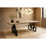 ΤΡΑΠΕΖΑΡΙΑ SQUARE ΜΕ ΕΠΙΦΑΝΕΙΑ ΣΕ ΟΨΗ ΑΝΟΙΧΤΟ ΤΣΙΜΕΝΤΟ