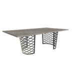 ΤΡΑΠΕΖΑΡΙΑ CAGE ΜΕ ΕΠΙΦΑΝΕΙΑ ΣΕ ΟΨΗ ΣΚΟΥΡΟ ΤΣΙΜΕΝΤΟ - Image 3