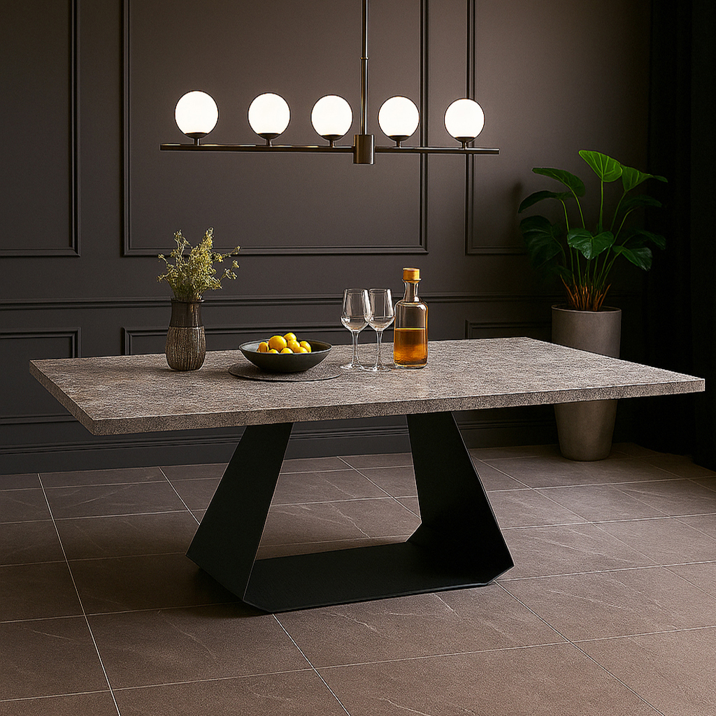 K540 ΤΡΑΠΕΖΑΡΙΑ STRUMER ΜΕ ΕΠΙΦΑΝΕΙΑ ΣΕ ΟΨΗ ΣΚΟΥΡΟ ΤΣΙΜΕΝΤΟ - Image 1