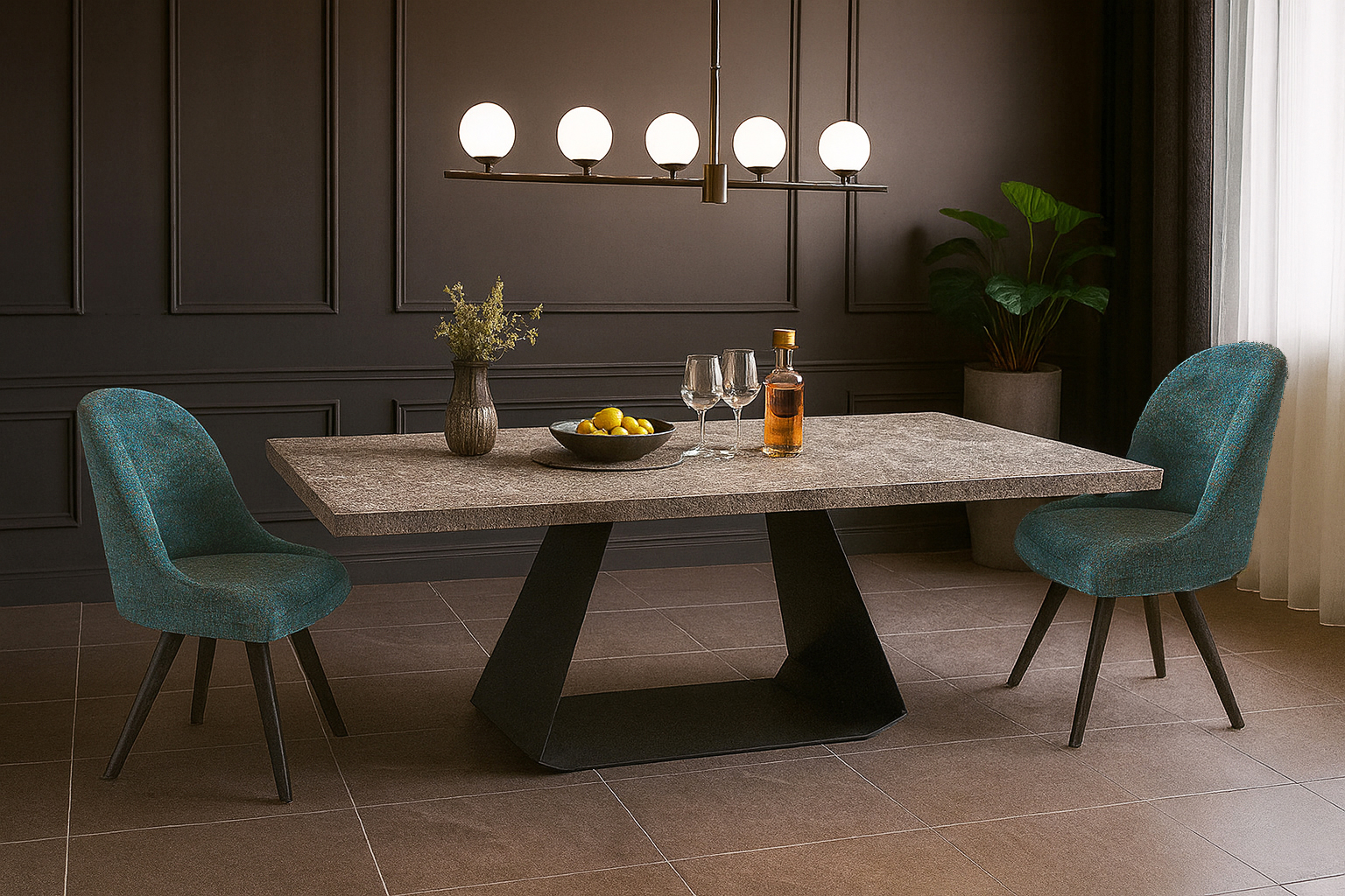 K540 Bonita Milano Σέτ Τραπεζαρίας Strumer Spitimade® Με 6τμχ Καρέκλες Bonita - Image 1