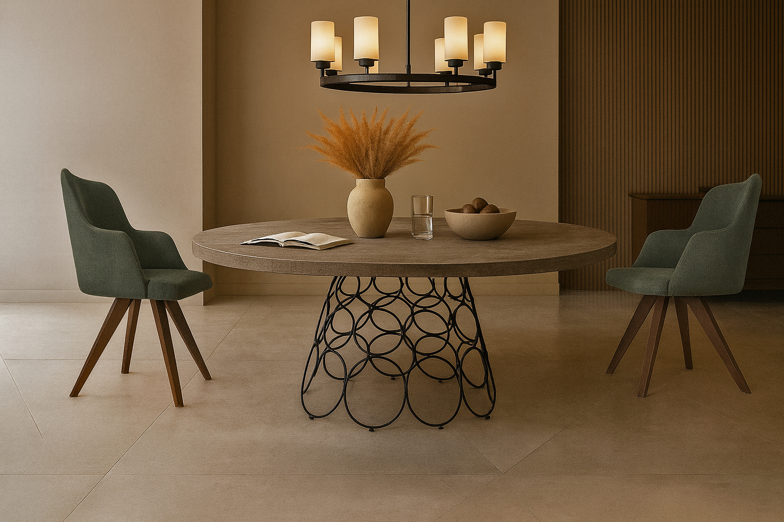 K540 Verena Romma 2350 Σέτ Τραπεζαρίας Libre Spitimade® Με 6τμχ Καρέκλες Verena - Image 1