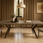 Σέτ Τραπεζαρίας Lama Spitimade® Με 6τμχ Καρέκλες Vesta