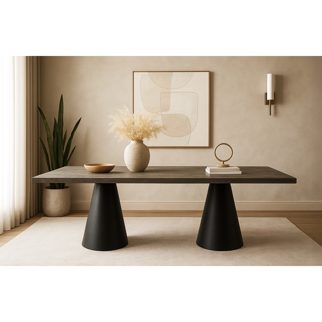 K540_1024x1024_final ΤΡΑΠΕΖΑΡΙΑ CONE ΜΕ ΕΠΙΦΑΝΕΙΑ ΣΕ ΟΨΗ ΤΣΙΜΕΝΤΟ ΣΚΟΥΡΟ - Image 1