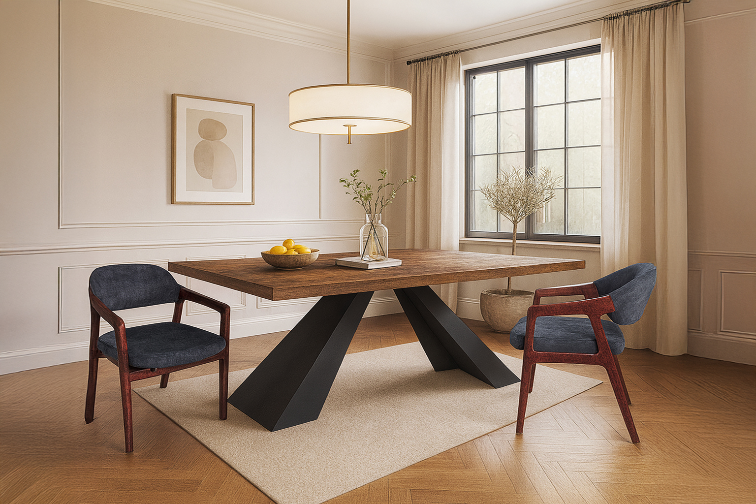 K545 Corsica Σέτ Τραπεζαρίας Vogue Spitimade® Με 6τμχ Καρέκλες Corsica - Image 1