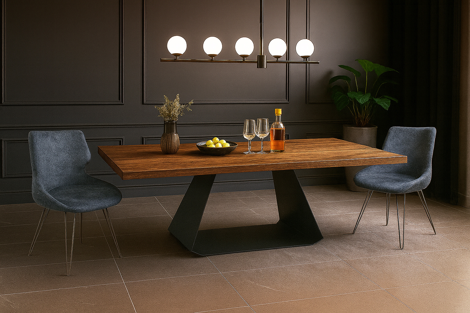 K545 Cross C Zetta 2300 Σέτ Τραπεζαρίας Strumer Spitimade® Με 6τμχ Καρέκλες Cross - Image 1