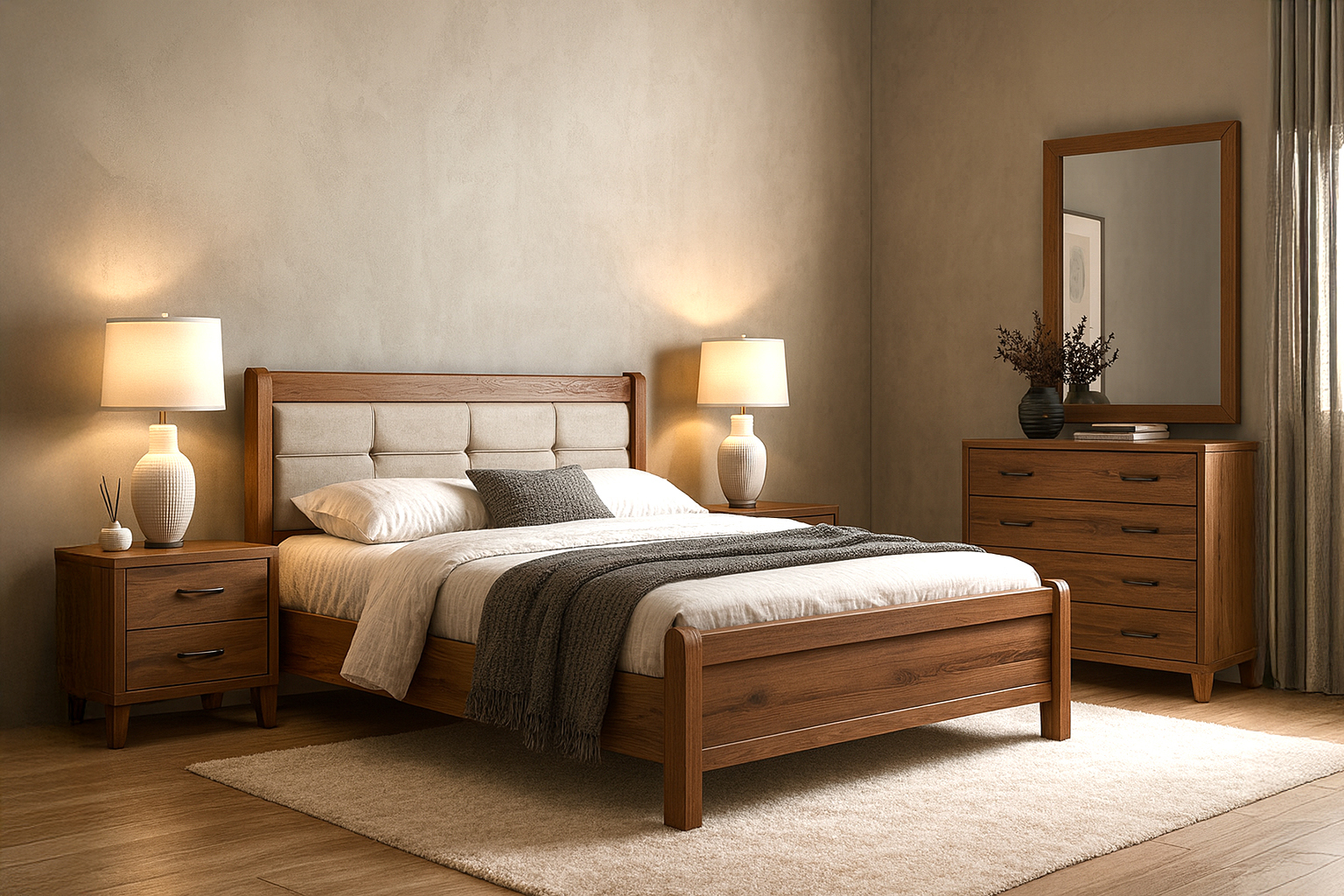 Krevati 16D Karydi ΚΡΕΒΑΤΙ ΕΣΤΙΑ ΣΕ ΑΠΟΧΡΩΣΗ ΚΑΡΥΔΙ 160Χ200 - Image 1